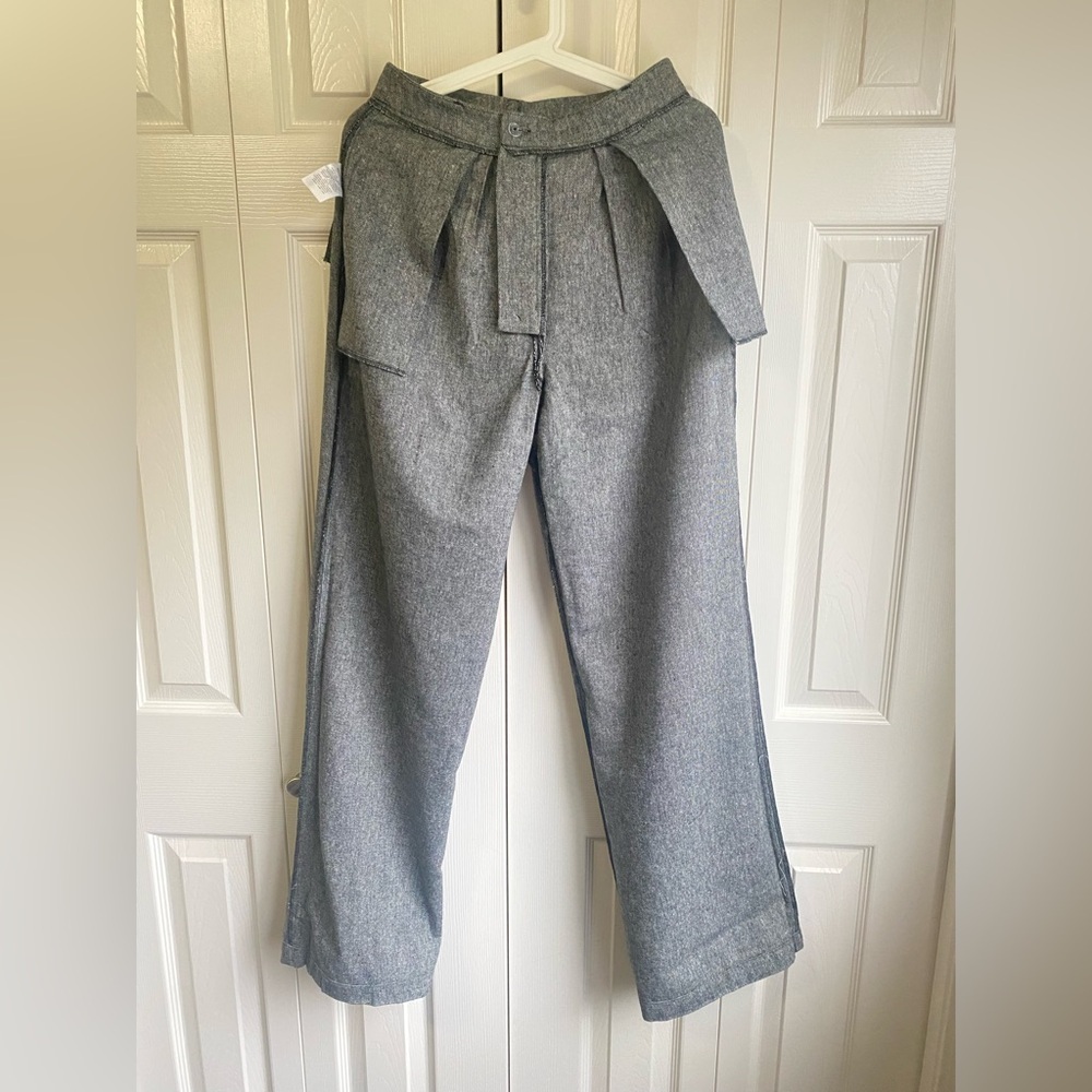 New Reformation Mason Wide-Leg Wool Pants size 4 - Picture 8 of 10